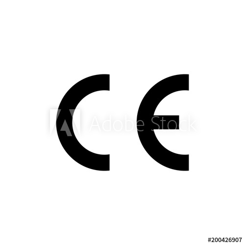 500x500 Ce Mark Symbol European Conformity Certification Mark Vector