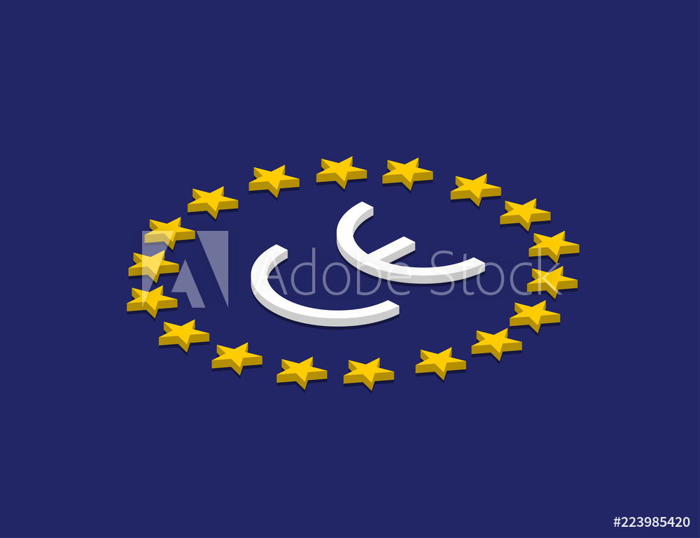 1000x769 Photo Art Print Vector Ce Mark, Vector Ce Symbol On Flag Europe