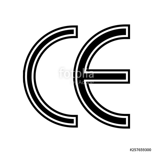 500x500 Symbol Ce Mark Icon Element Of Logistics For Mobile Concept
