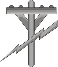 U S Navy Rating Insignia, Construction Electrician 193x220 U S Navy Rating Insignia, Construction Electrician