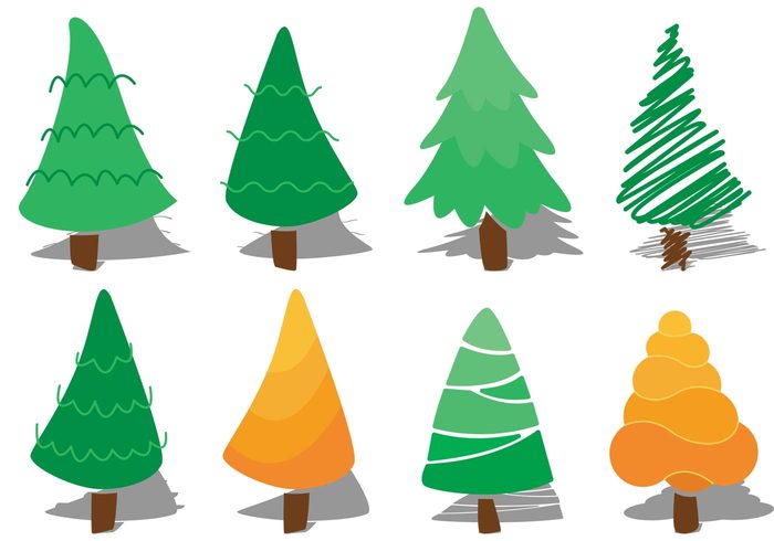 700x490 Cedar Tree Vectors
