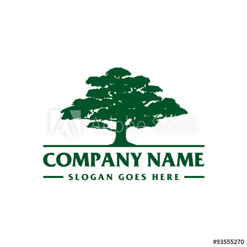 500x500 Cedar Tree Logo Template