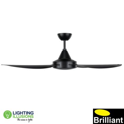 420x420 Black Vector Ezy Fit Blade Ceiling Fan