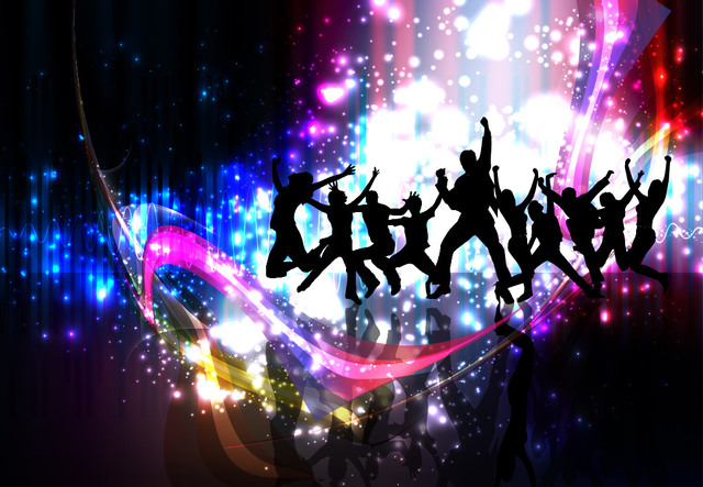 640x443 Free Vectors Colorful Party Night Celebration Background