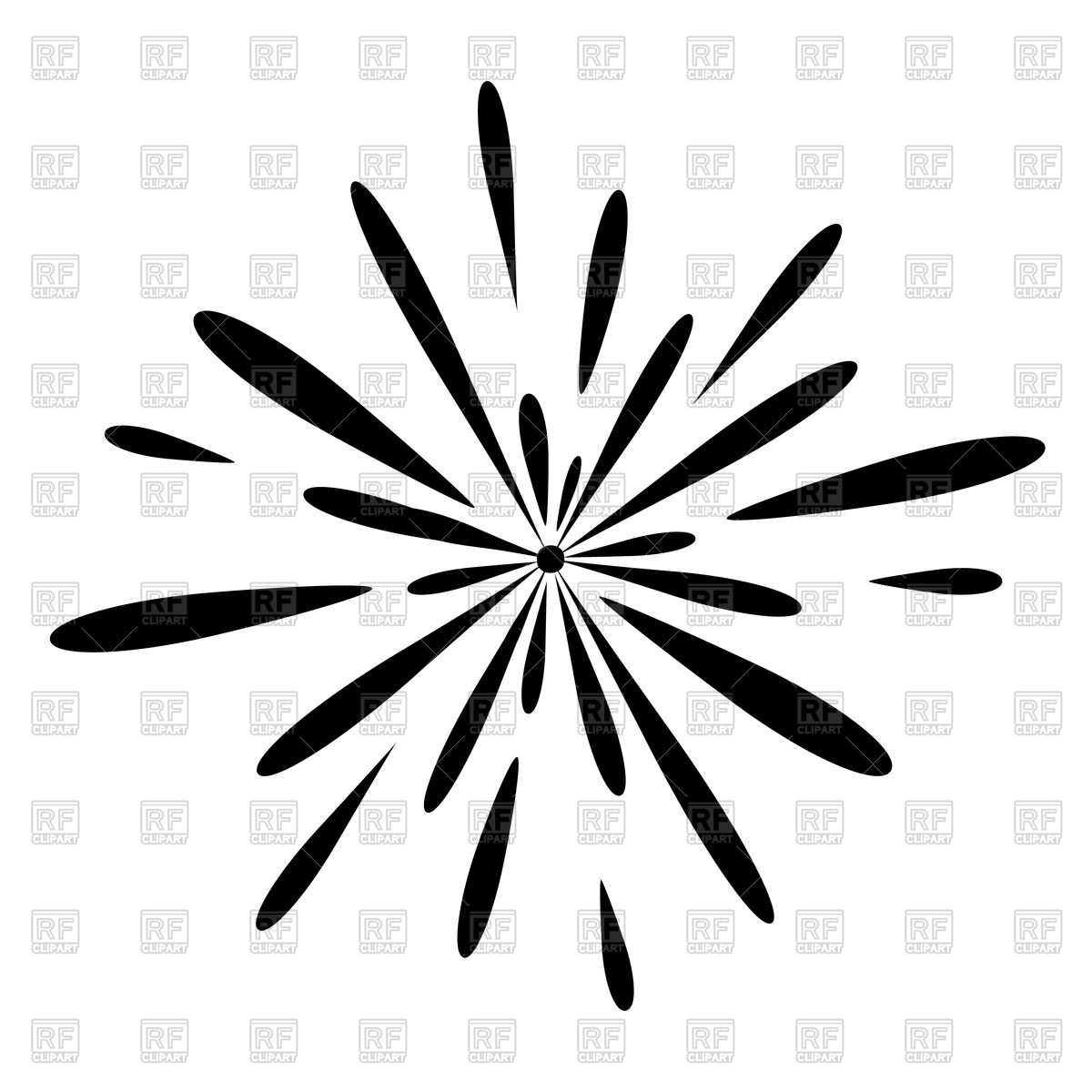 1200x1200 Fireworks Celebration Vector Image Of Signs, Symbols, Maps