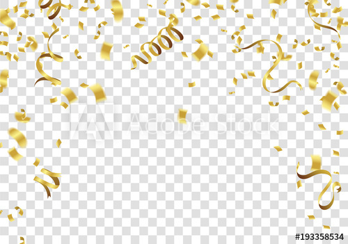500x351 Abstract Background Gold Confetti Vector Background Celebration