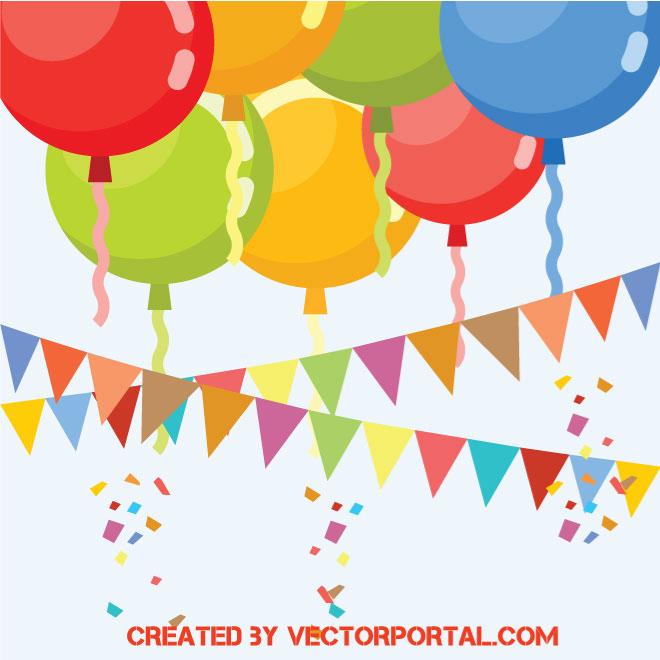 660x660 Party Celebration Vector Graphics