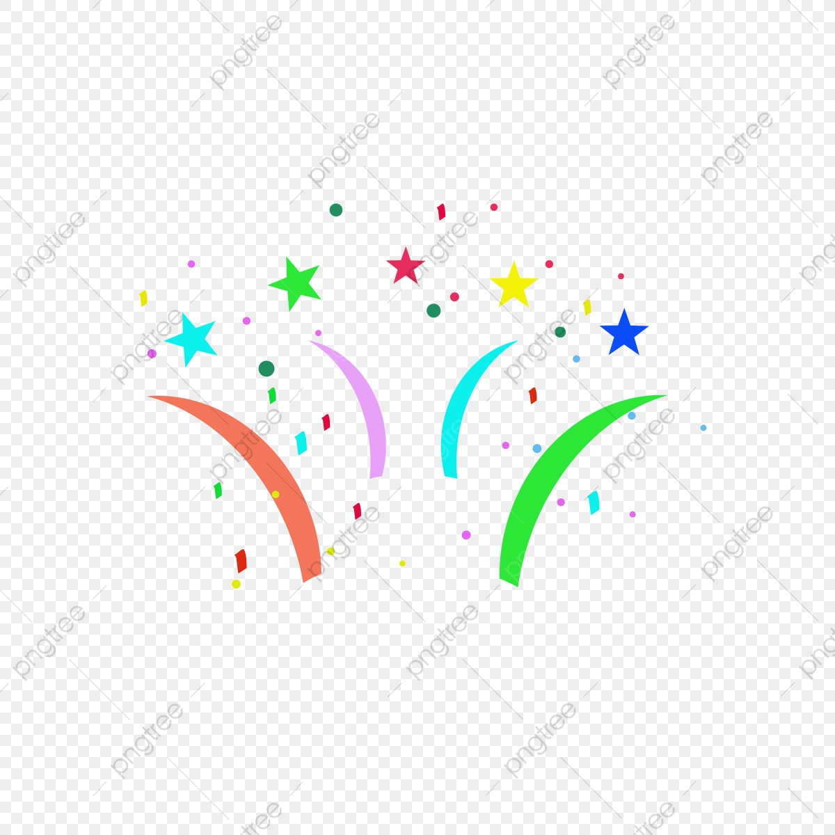 1200x1200 Birthday Party Celebration Fireworks Vector Png, Birthday Vector