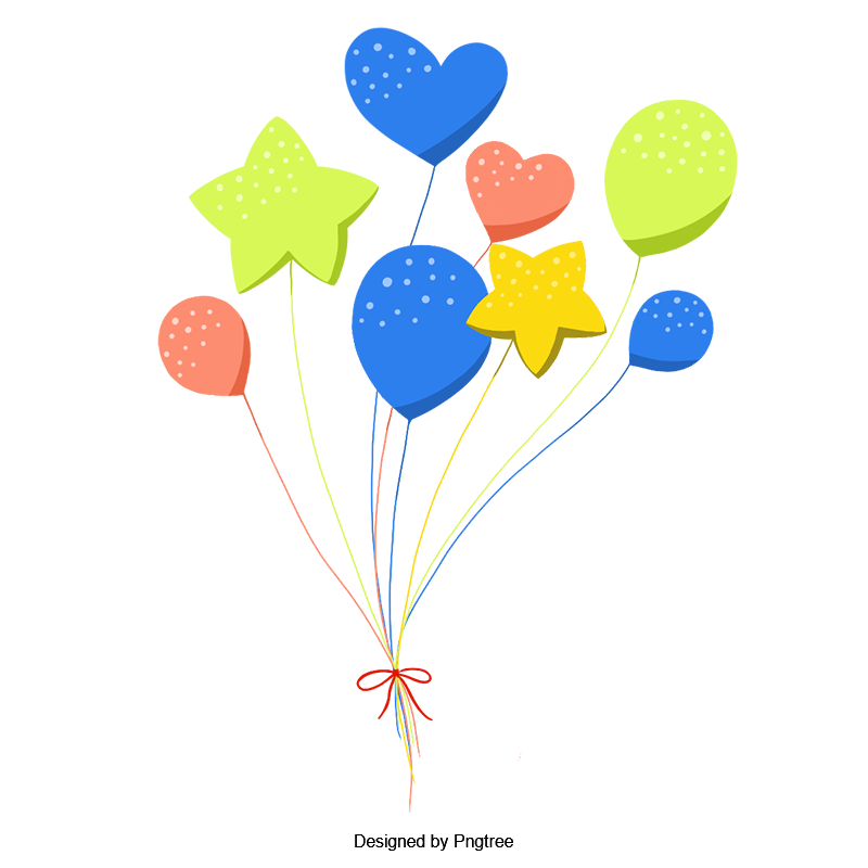 800x800 Colorful Celebration Balloons, Festival, Heart Png Transparent