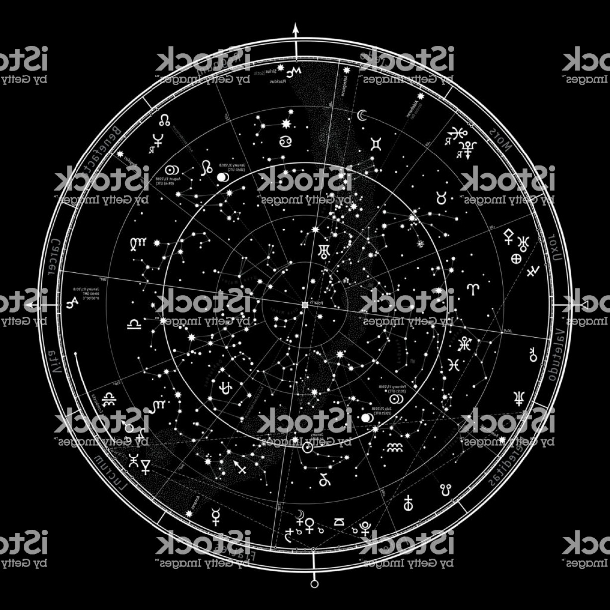 Astrological Celestial Map Of Northern Hemisphere Horoscope 1228x1228 Astrological Celestial Map Of Northern Hemisphere Horoscope