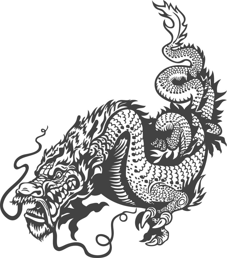 Dragon Celestial Animals Vector Art Free Vector Cdr Download 879x1000 Dragon Celestial Animals Vector Art Free Vector Cdr Download