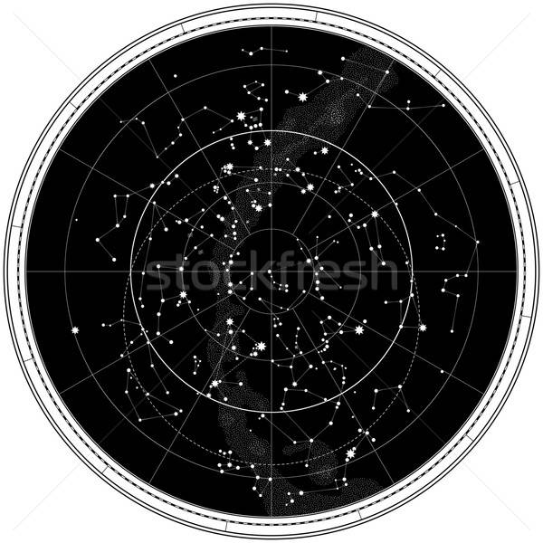Celestial Map Of The Night Sky Vector Illustration Glasaigh 600x600 Celestial Map Of The Night Sky Vector Illustration Glasaigh