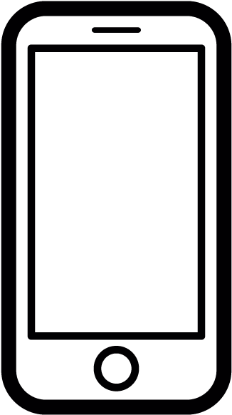 326x582 Hd Mobile Phone Icon Vector Png