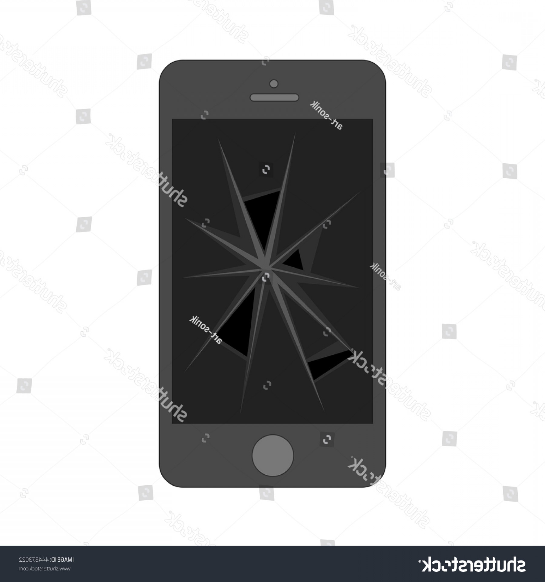 1800x1920 Broken Cell Phone Vector Art Boozeworthy