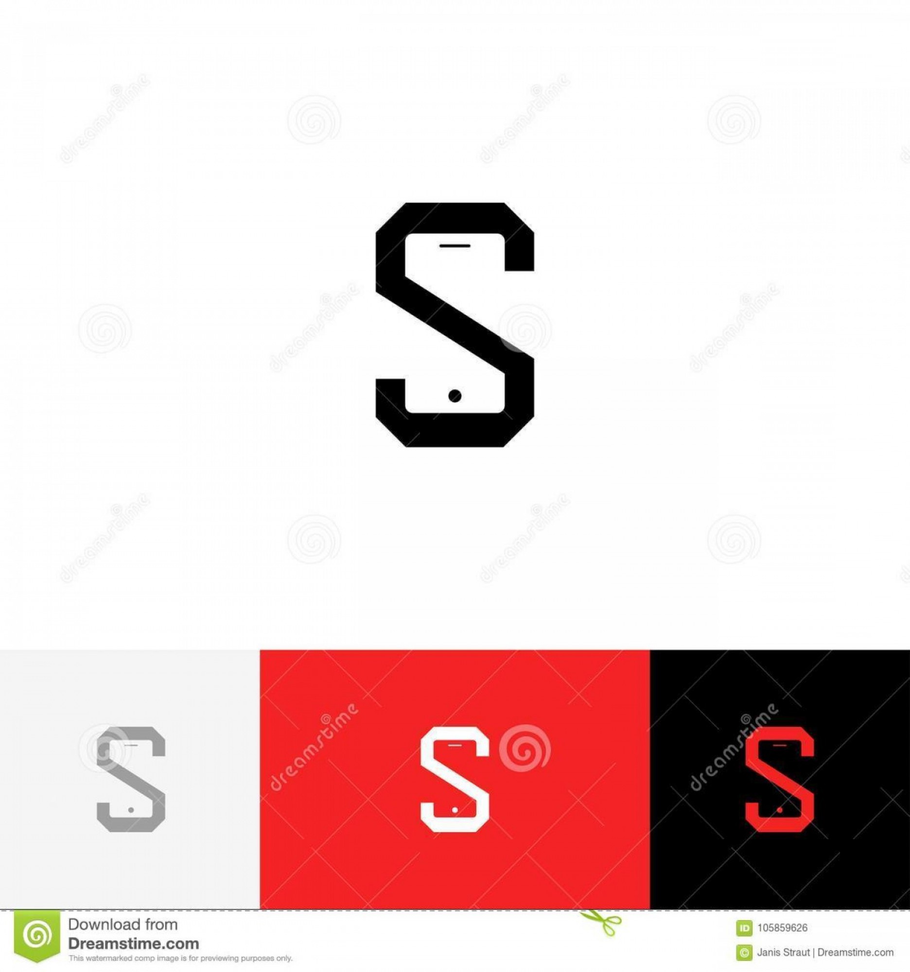 1872x2001 Mobile Phone Logo Letters S Vector Illustration Logotype Icon Sign