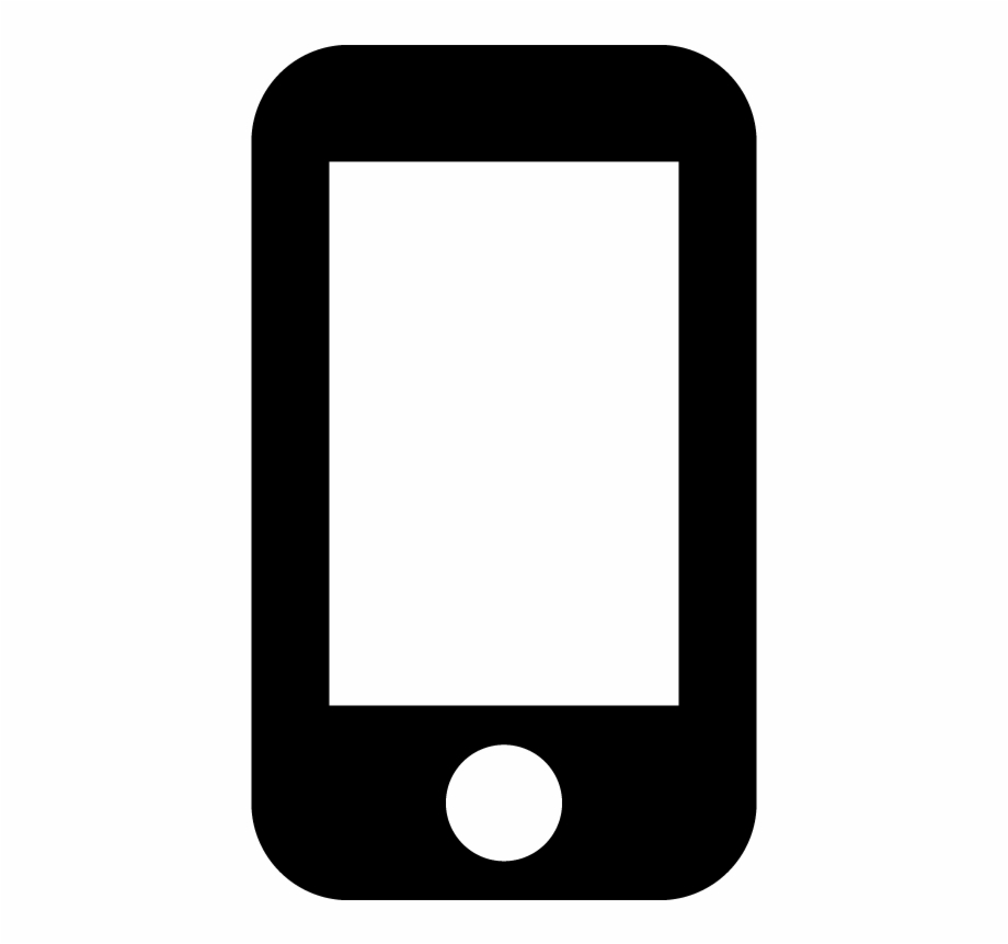 Cell Phone Silhouette Vector at Vectorified.com | Collection of Cell ...