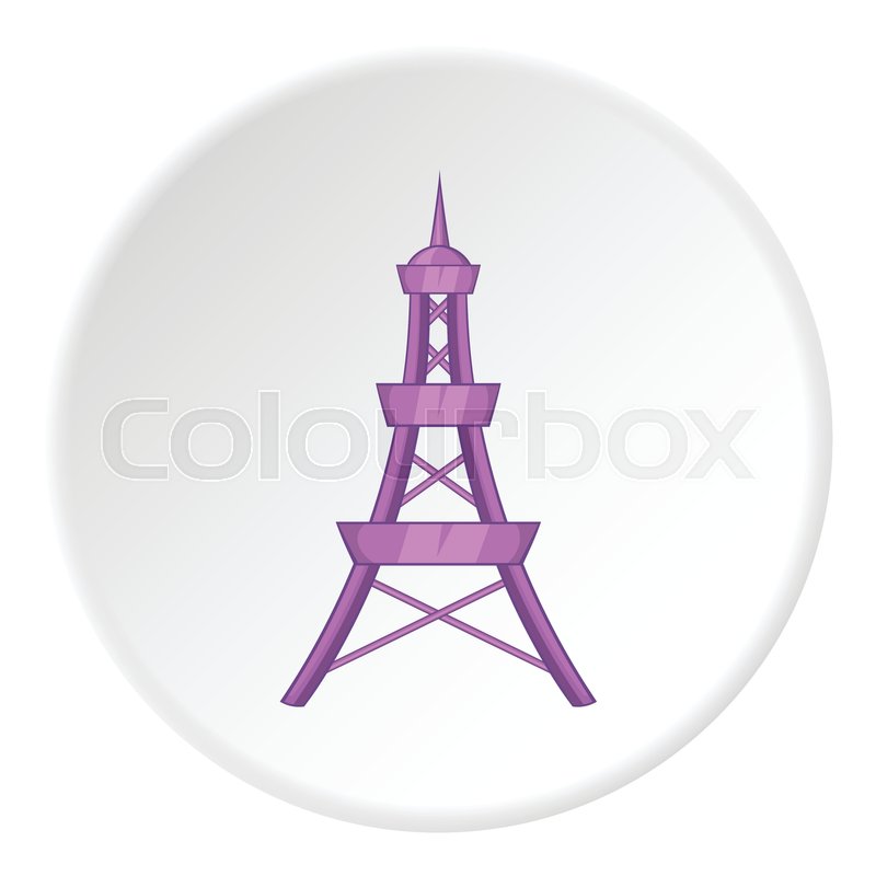 800x800 Cell Phone Tower Icon In Cartoon Style Stock Vector Colourbox