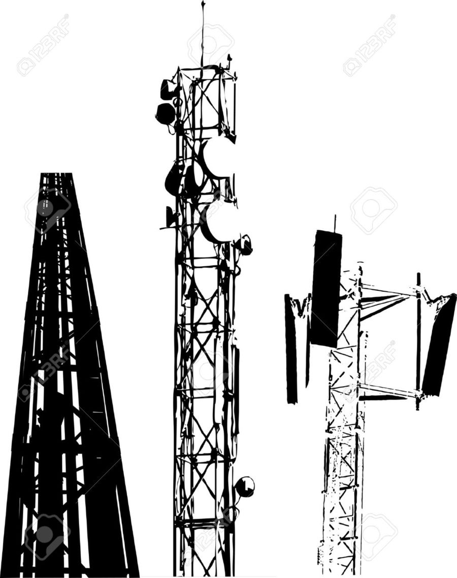 Cell Phone Tower Vector at Vectorified.com | Collection of Cell Phone ...