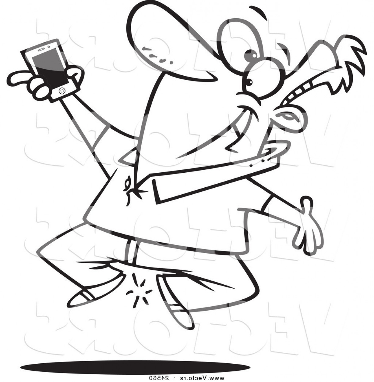 1228x1252 Cell Phone Tower Vector Image Of Outline Drawing Catchsplace