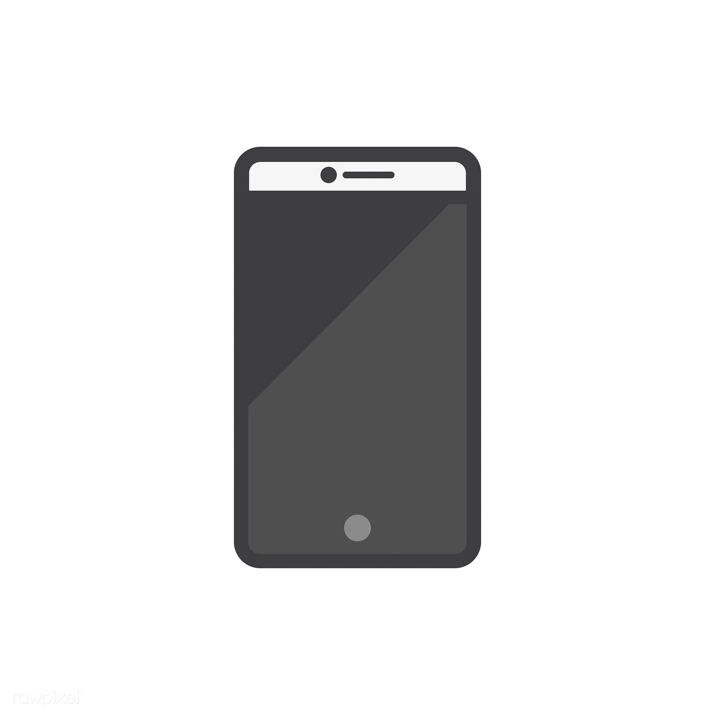 1400x1400 Illustration Of Mobile Phone Icon Free Image