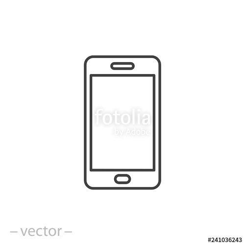 500x500 Mobile Phone Vector Icon Stock Image And Royalty Free Vector