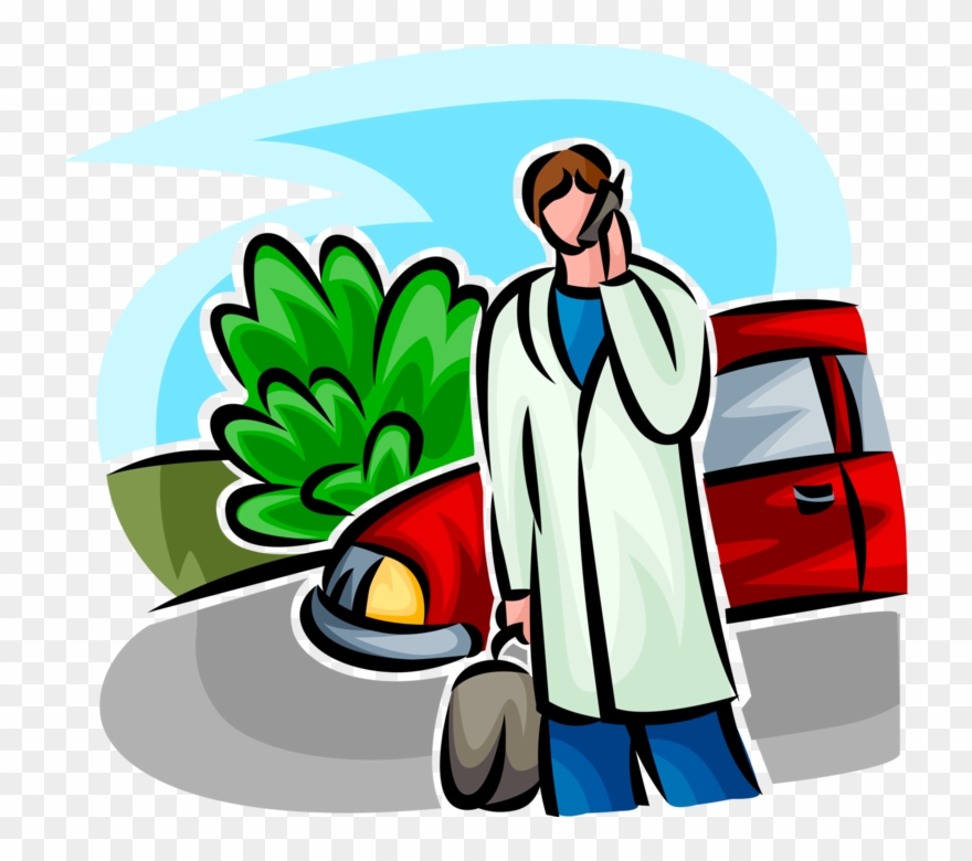 880x780 In Conversation Talks On Mobile Phone Vector Clipart