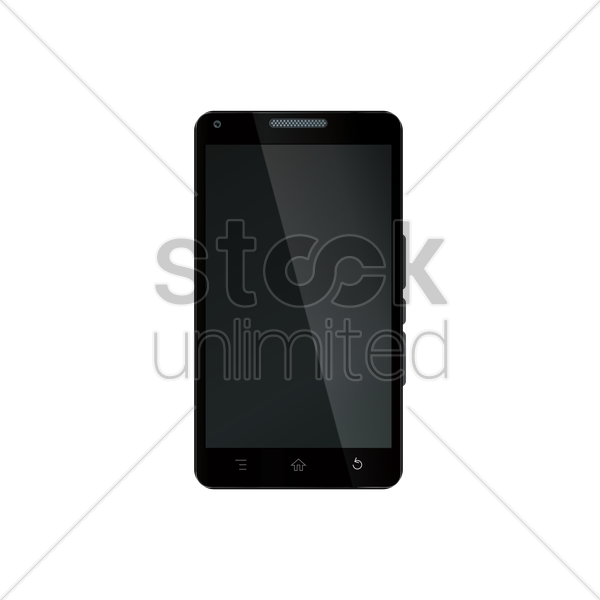 600x600 Mobile Phone Vector Image
