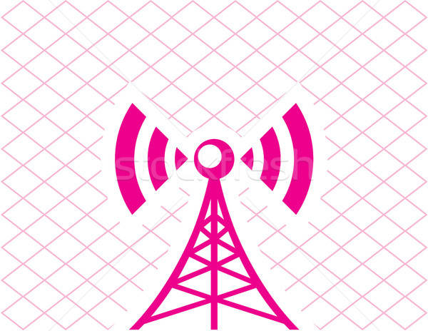 600x464 Cell Tower Icon Vector Image Clip Art Vector Illustration