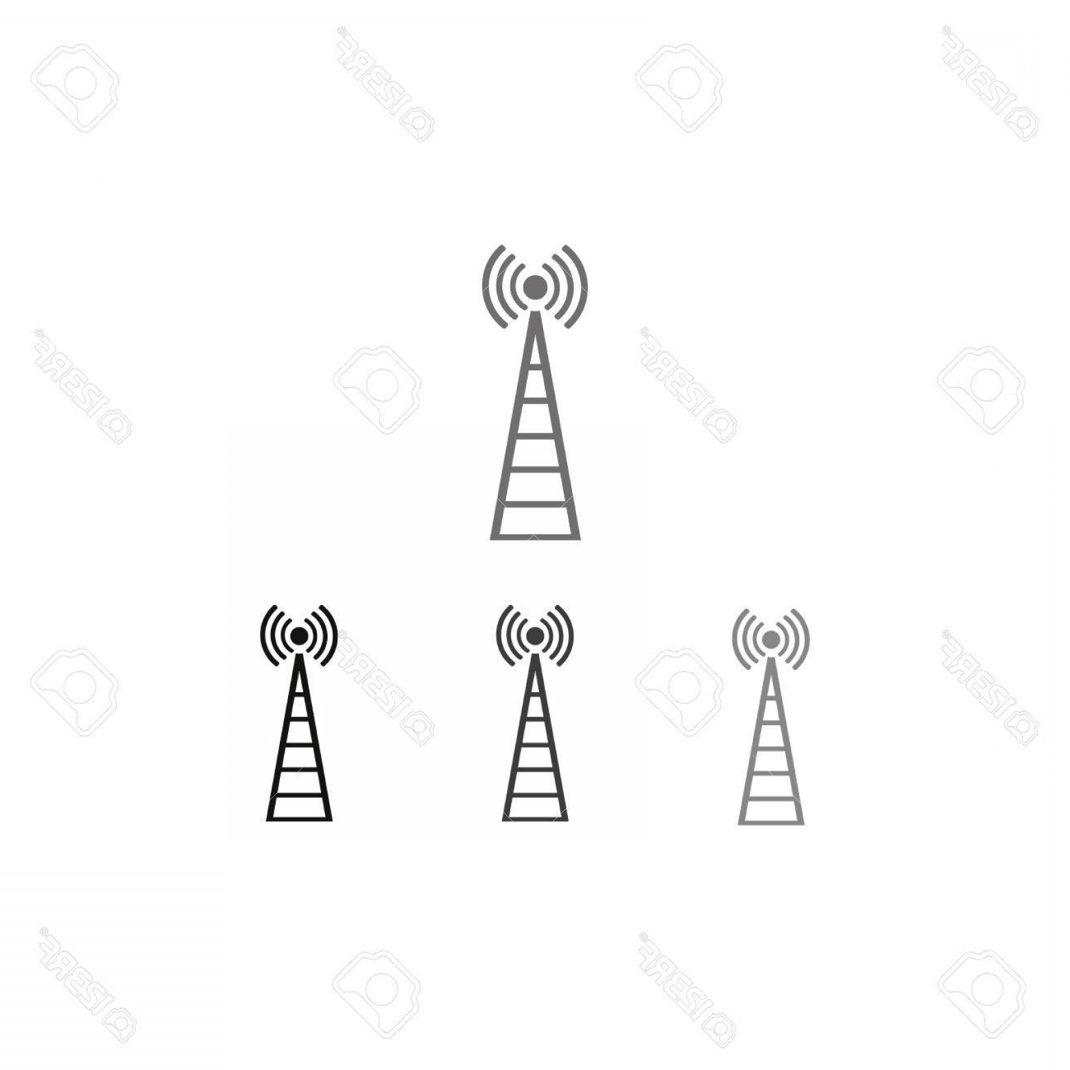 1560x1560 Vector Phone Tower Hoodamath