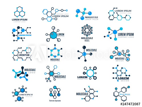 500x375 Molecular Logotypes Evolution Concept Formula Chemistry Genetic