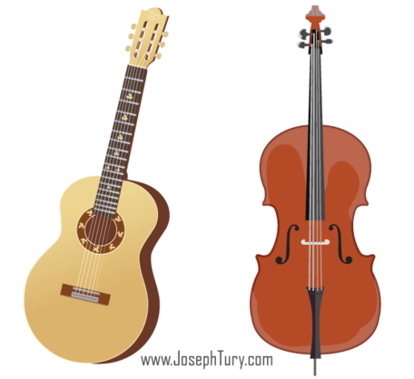 456x418 Free Free Acoustic Guitar Cello Vectorss Clipart And Vector