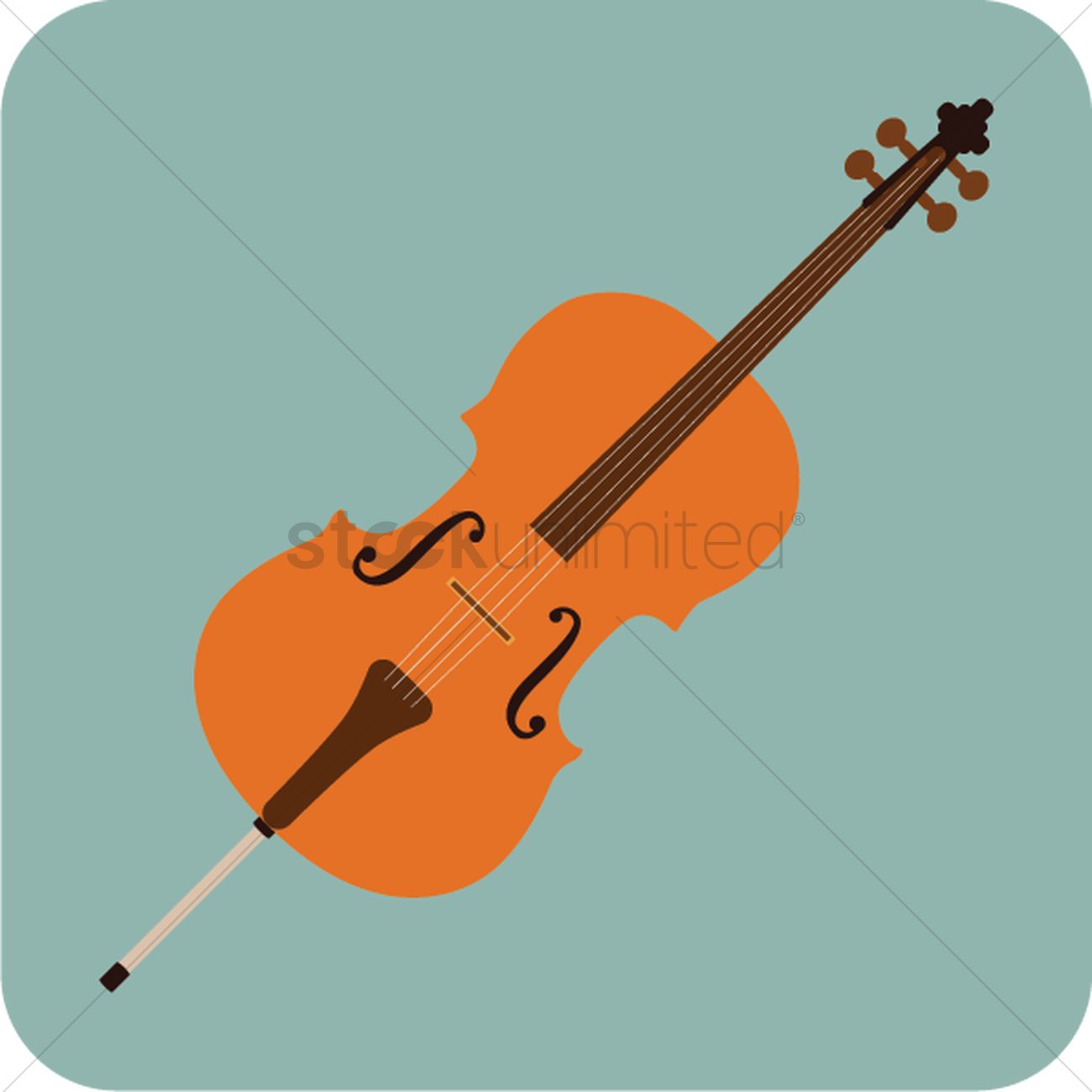 1300x1300 Cello Vector Image