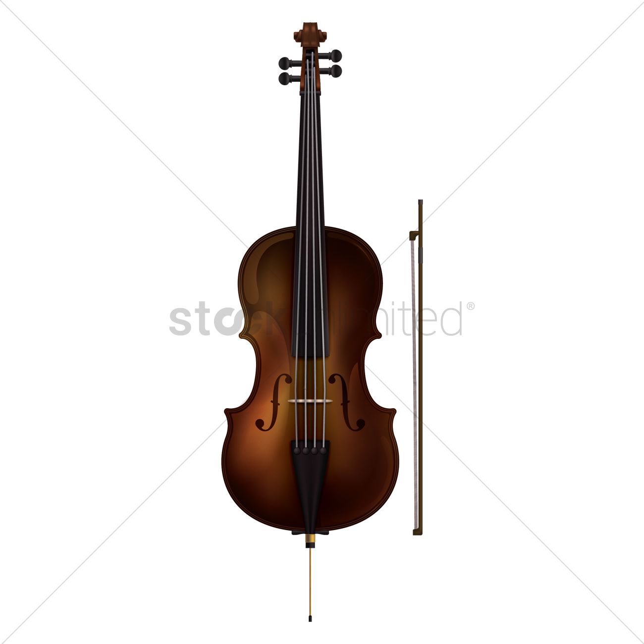 1300x1300 Cello Vector Image