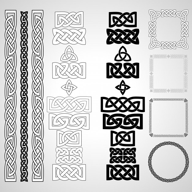 Celtic Border Vector at Vectorified.com | Collection of Celtic Border ...