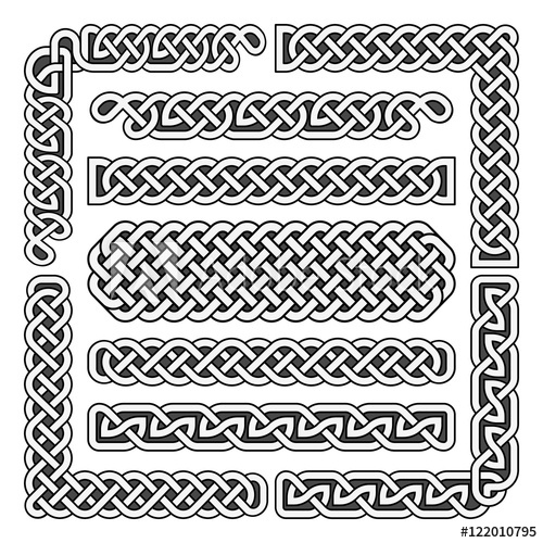 Celtic Border Vector at Vectorified.com | Collection of Celtic Border ...