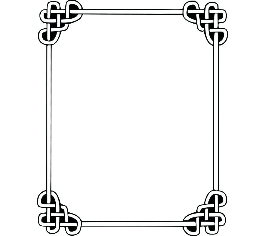 Celtic Knot Border 900x800 Celtic Knot Border