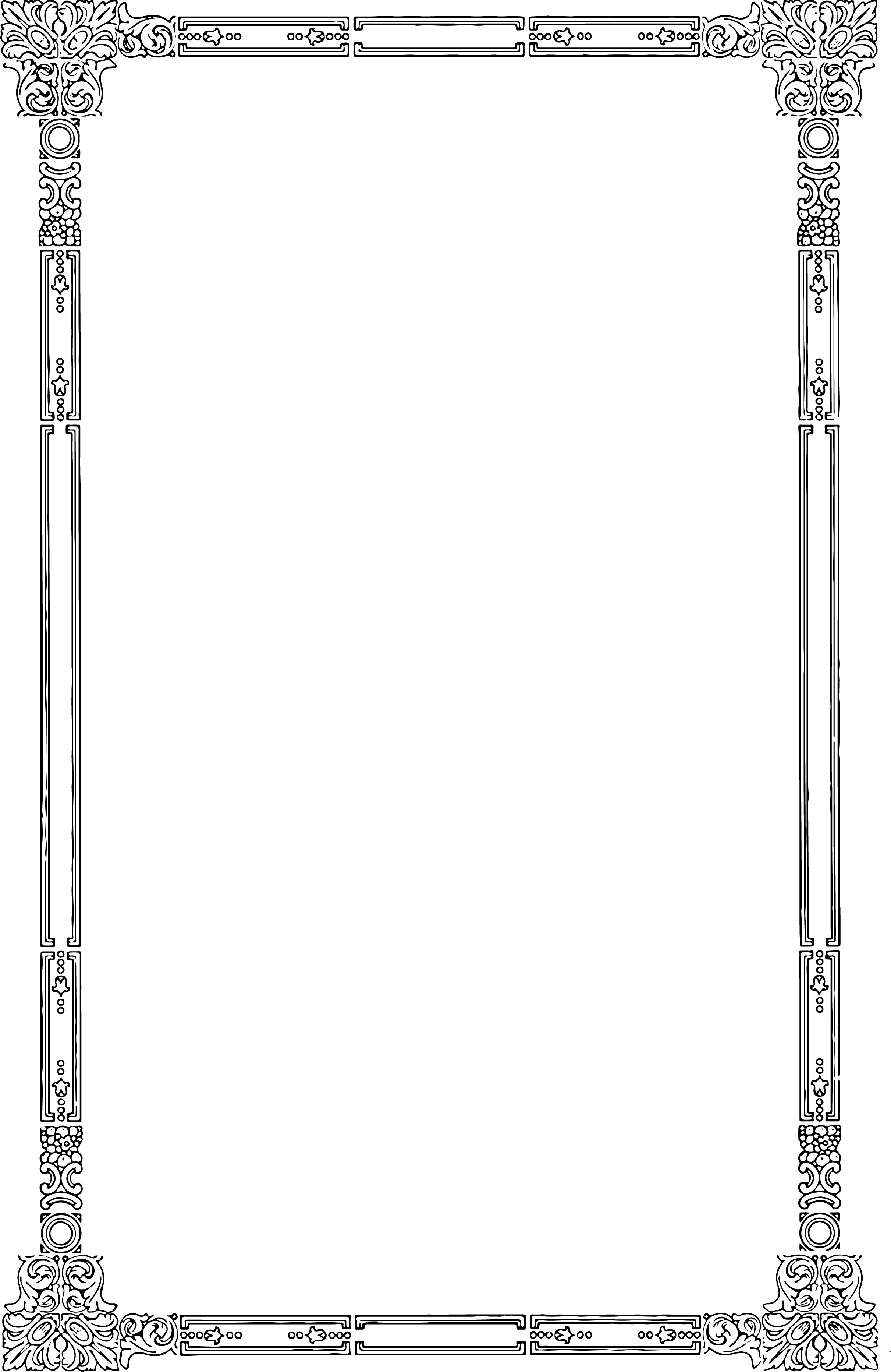 2422x3727 Celtic Border Vector