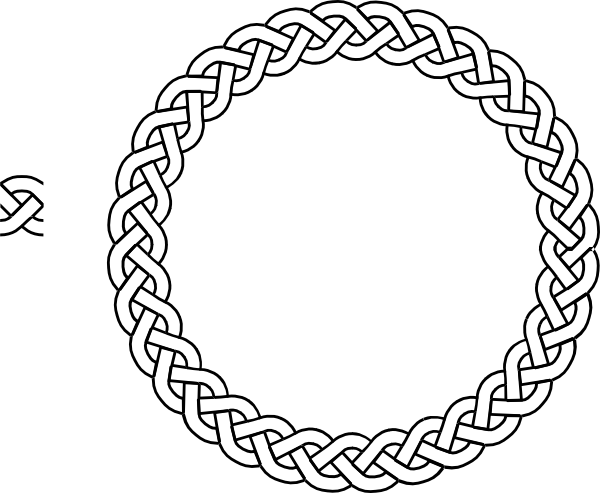 600x493 Celtic Borders Plait Border Circle Clip Art Patterns