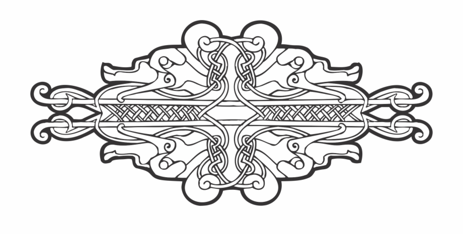 920x466 Celtic Ornament Vector Free Border
