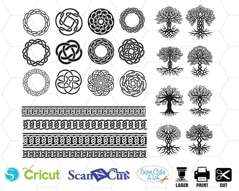 794x635 Celtic Circles Celtics Celtic Knot Etsy