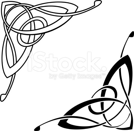 556x544 A Decorative Corner Element Tatoo Celtic Knot, Celtic Designs