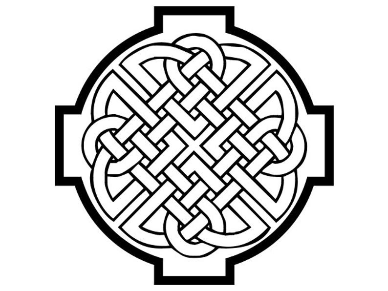 794x596 Celtic Knot Celtic Cross Vector Digital Download Etsy