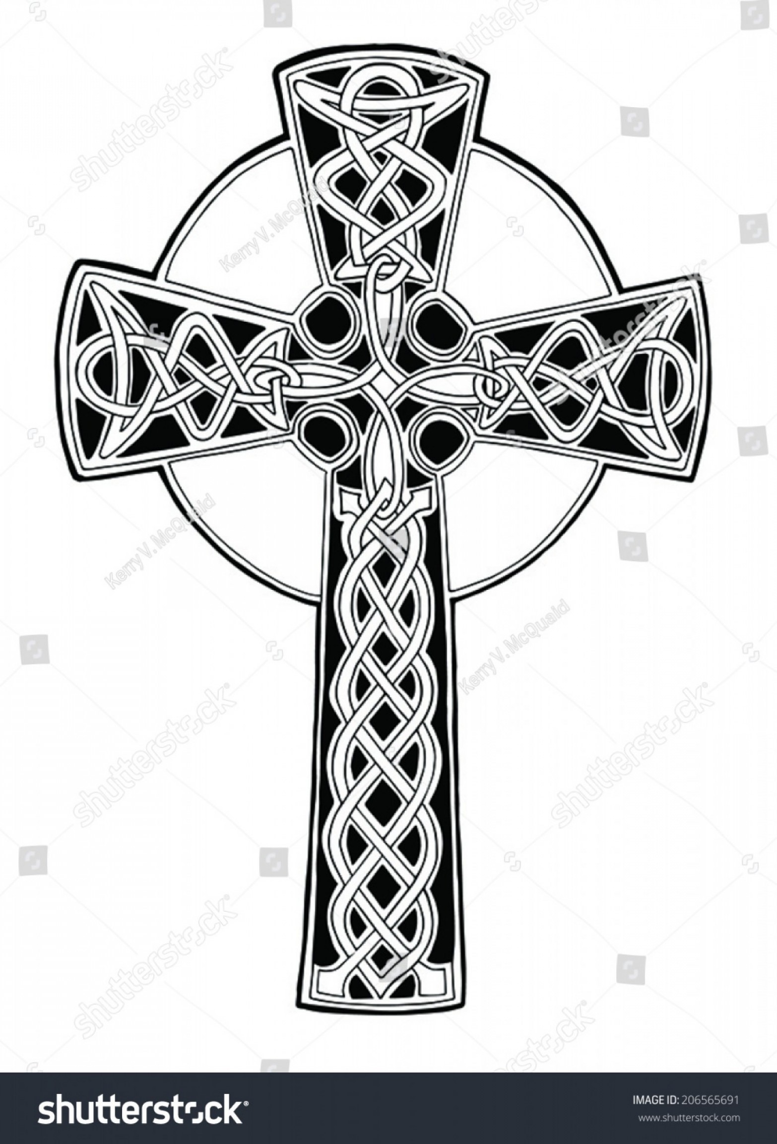 1566x2304 Ornate Celtic Cross Vector Lamaison