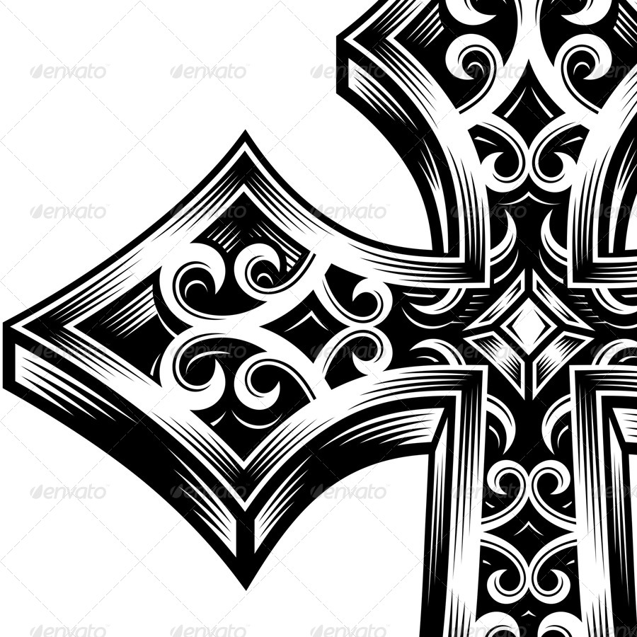 900x900 Free Vector Art Cross Images