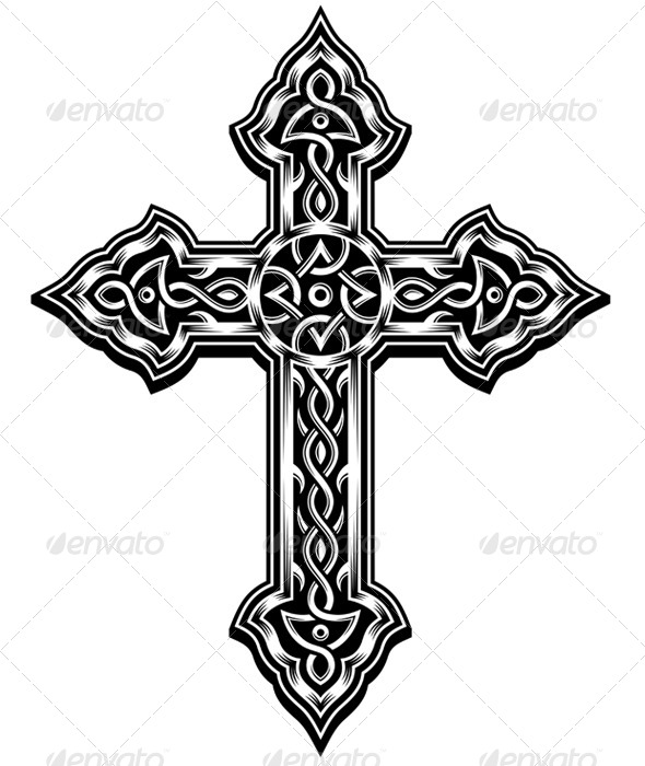 590x700 Celtic Cross Graphics, Designs Templates From Graphicriver