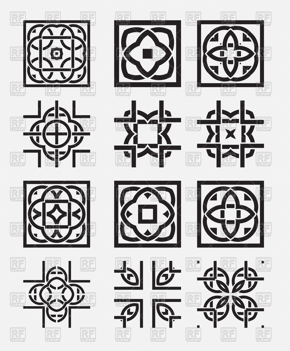 991x1200 Tile Element Tribal Celtic Knot Pattern Vector Image Of Design