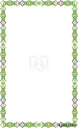 Celtic Knot Color Border Frame Vector On A White Background 306x500 Celtic Knot Color Border Frame Vector On A White Background