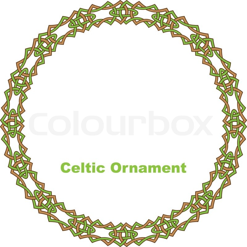 Celtic Round Frame Vector Stock Vector Colourbox 800x800 Celtic Round Frame Vector Stock Vector Colourbox