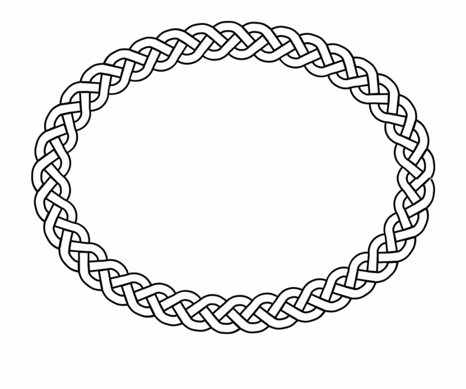 Plait Border Oval Medium Clipart, Vector 920x767 Plait Border Oval Medium Clipart, Vector