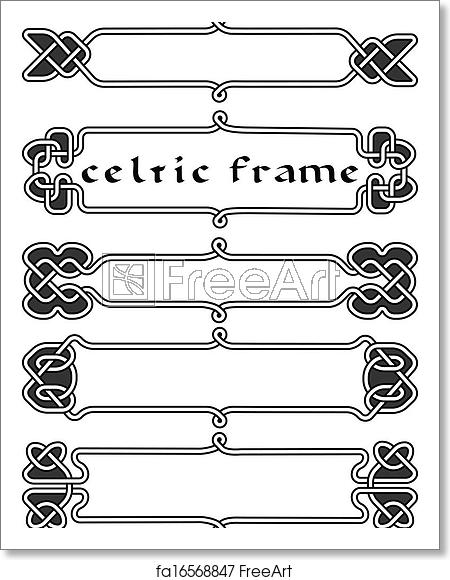 Free Art Print Of Set Celtic Frame Set Celtic Frame An Element 450x580 Free Art Print Of Set Celtic Frame Set Celtic Frame An Element